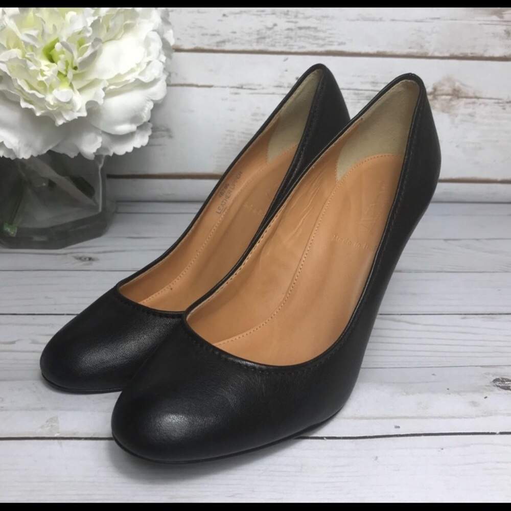 J. Crew Black Mona Pump